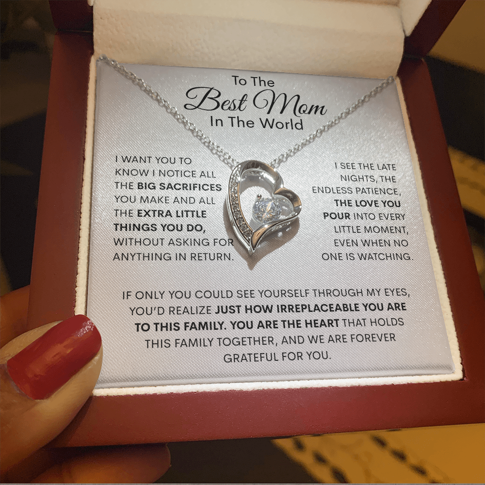 The Heart Of The Family Forever Love Necklace
