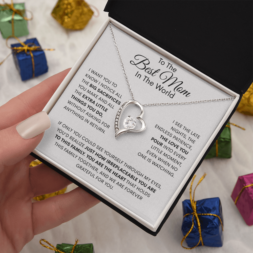 The Heart Of The Family Forever Love Necklace