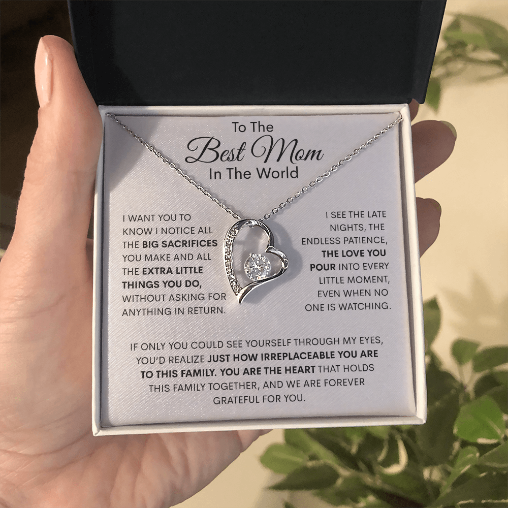 The Heart Of The Family Forever Love Necklace