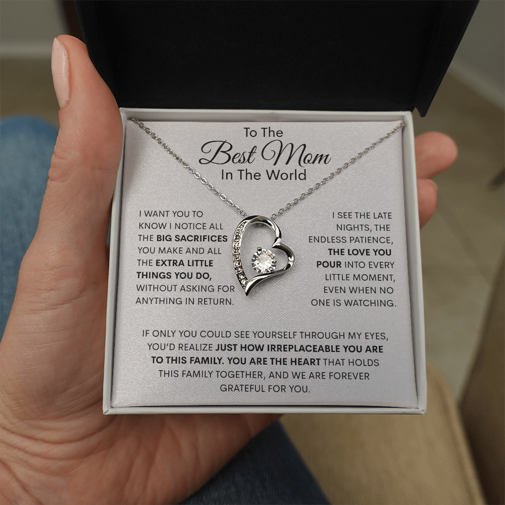 The Heart Of The Family Forever Love Necklace