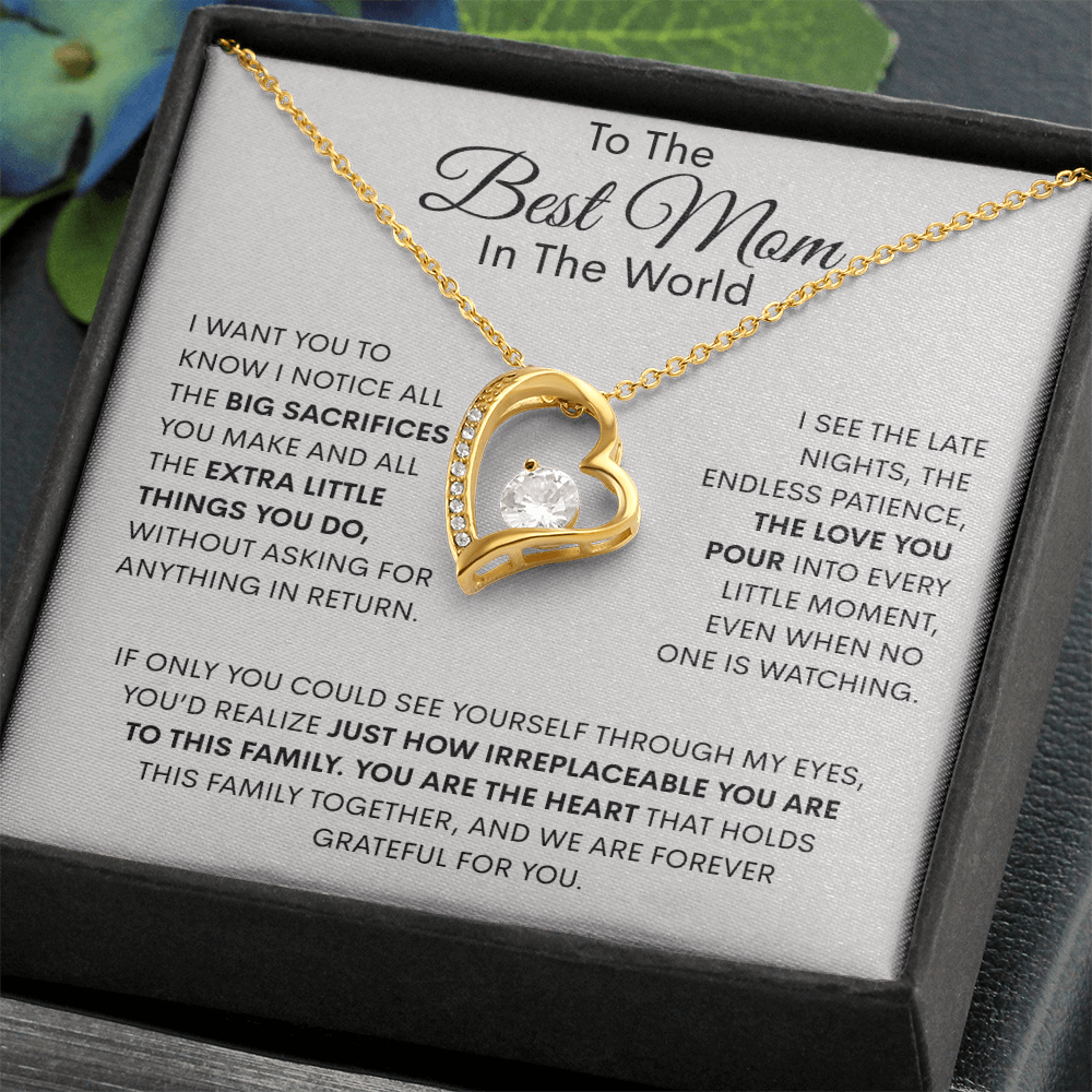 The Heart Of The Family Forever Love Necklace