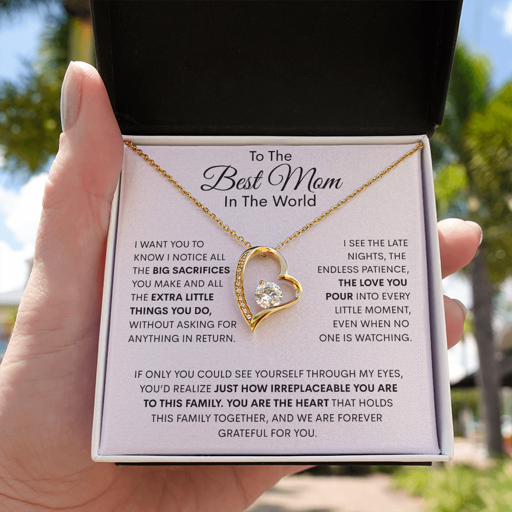 The Heart Of The Family Forever Love Necklace