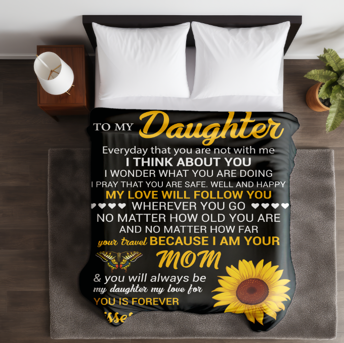 To My Daughter | Fleece Blanket