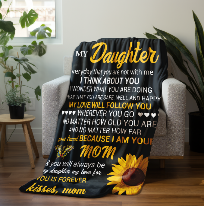 To My Daughter | Fleece Blanket