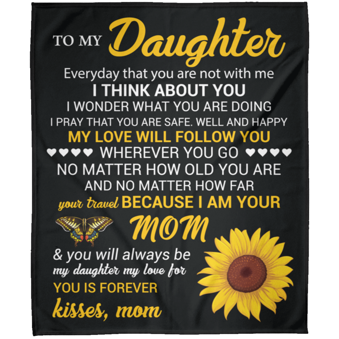 To My Daughter | Fleece Blanket