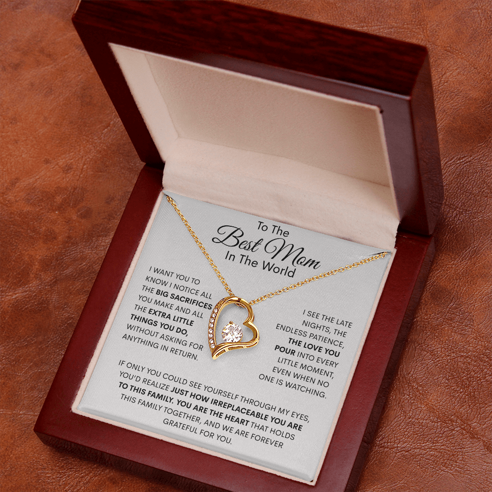 The Heart Of The Family Forever Love Necklace