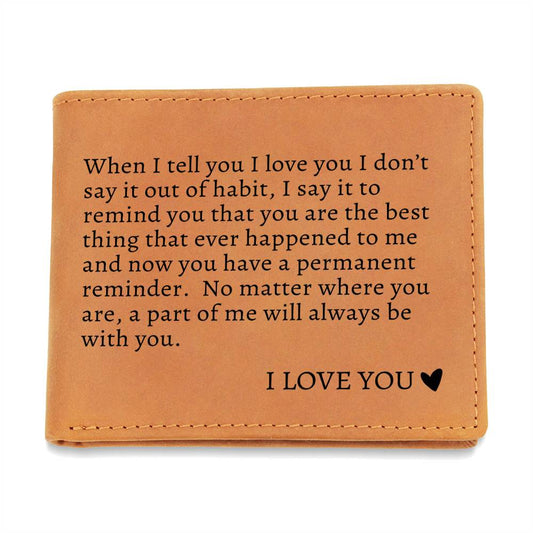 To My Soulmate | Leather Wallet