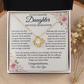 To Our Amazing Daughter | "Trust Your Journey" | Graduation Love Knot Necklace
