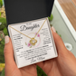 To My Daughter | "I Love You Forever" | Love Knot Necklace