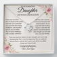 To Our Amazing Daughter | "Trust Your Journey" | Graduation Love Knot Necklace
