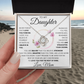 To My Daughter | "I Love You Forever" | Love Knot Necklace