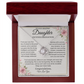 To Our Amazing Daughter | "Trust Your Journey" | Graduation Love Knot Necklace