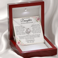 To Our Amazing Daughter | "Trust Your Journey" | Graduation Love Knot Necklace