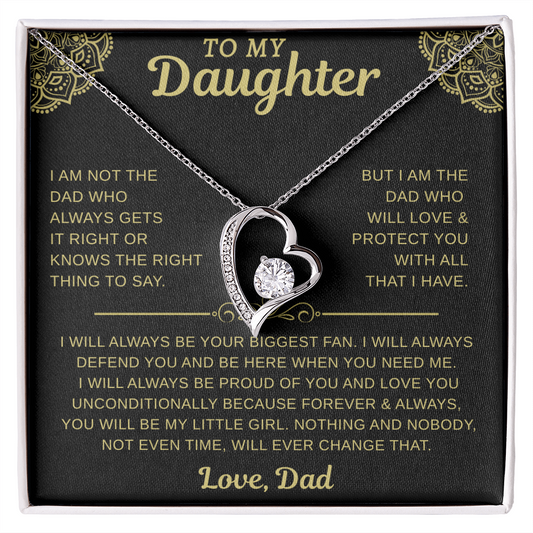 To My Daughter Love, Dad