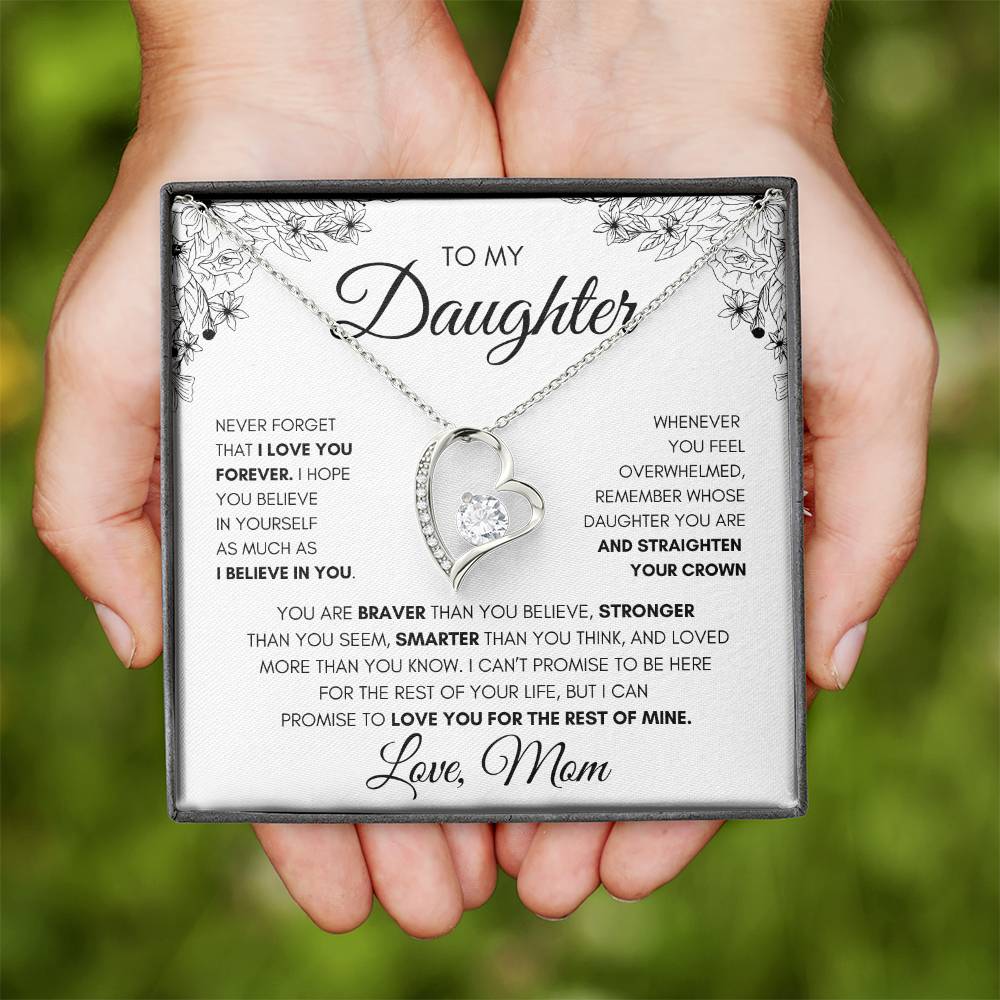 To My Daughter Necklace | Forever Love Necklace