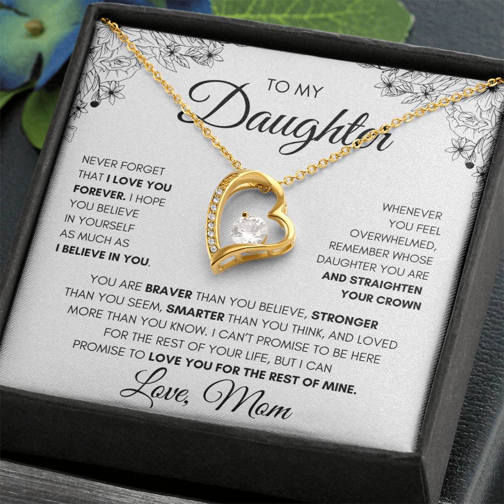 To My Daughter Necklace | Forever Love Necklace