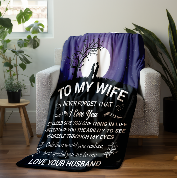 To My Wife | Fleece Blanket