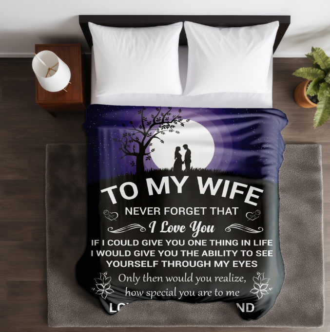 To My Wife | Fleece Blanket